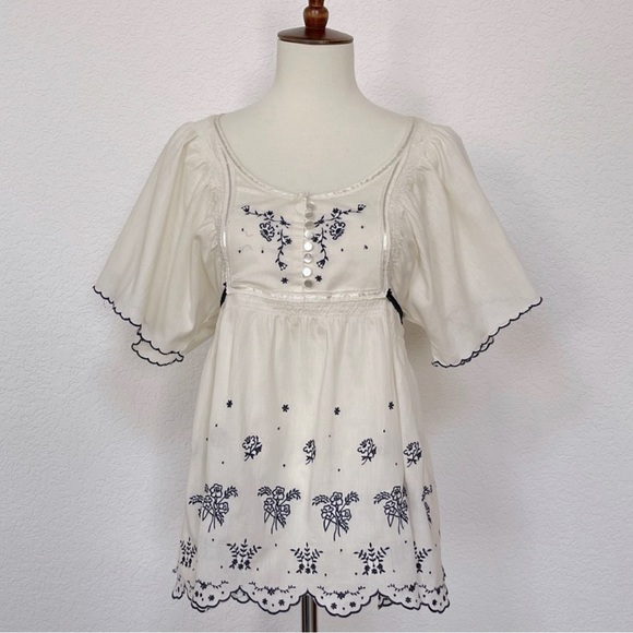 Anthropologie Tops - 🛍Anthropologie embroidered top NWT⚡️